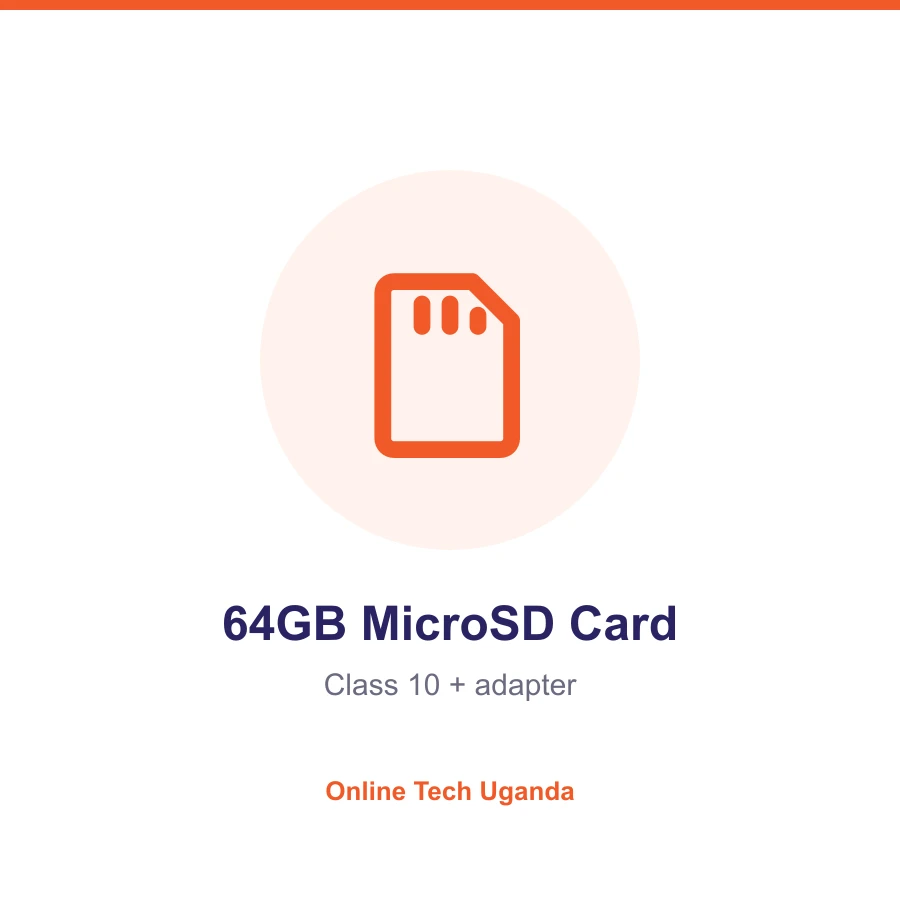 64GB MicroSD Card + Adapter