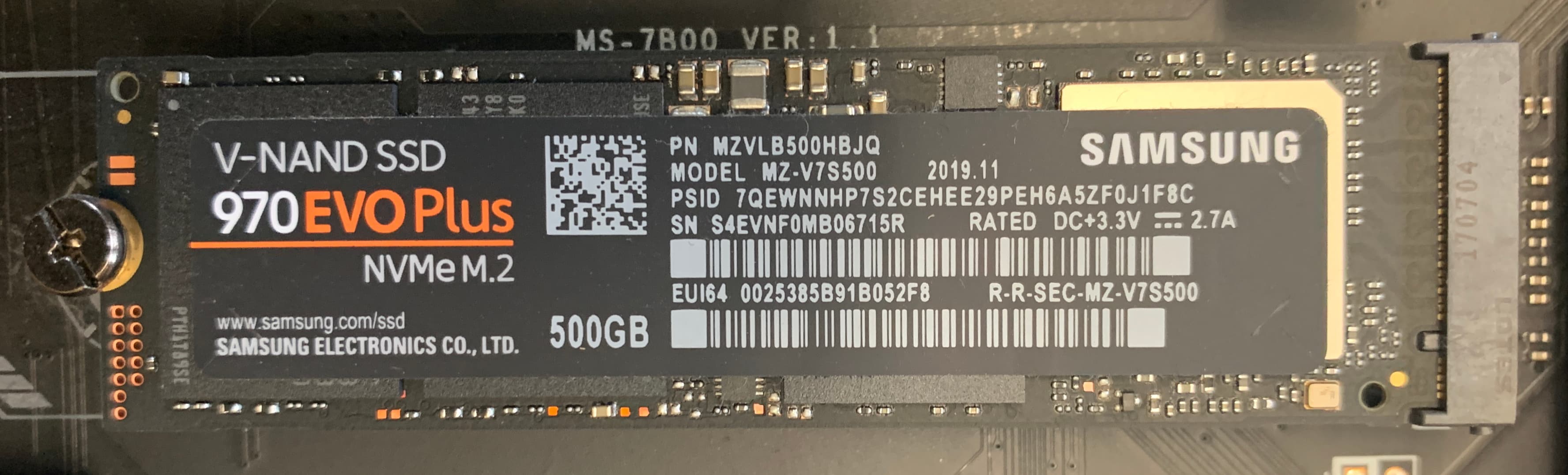 Kingston NV2 1TB NVMe SSD