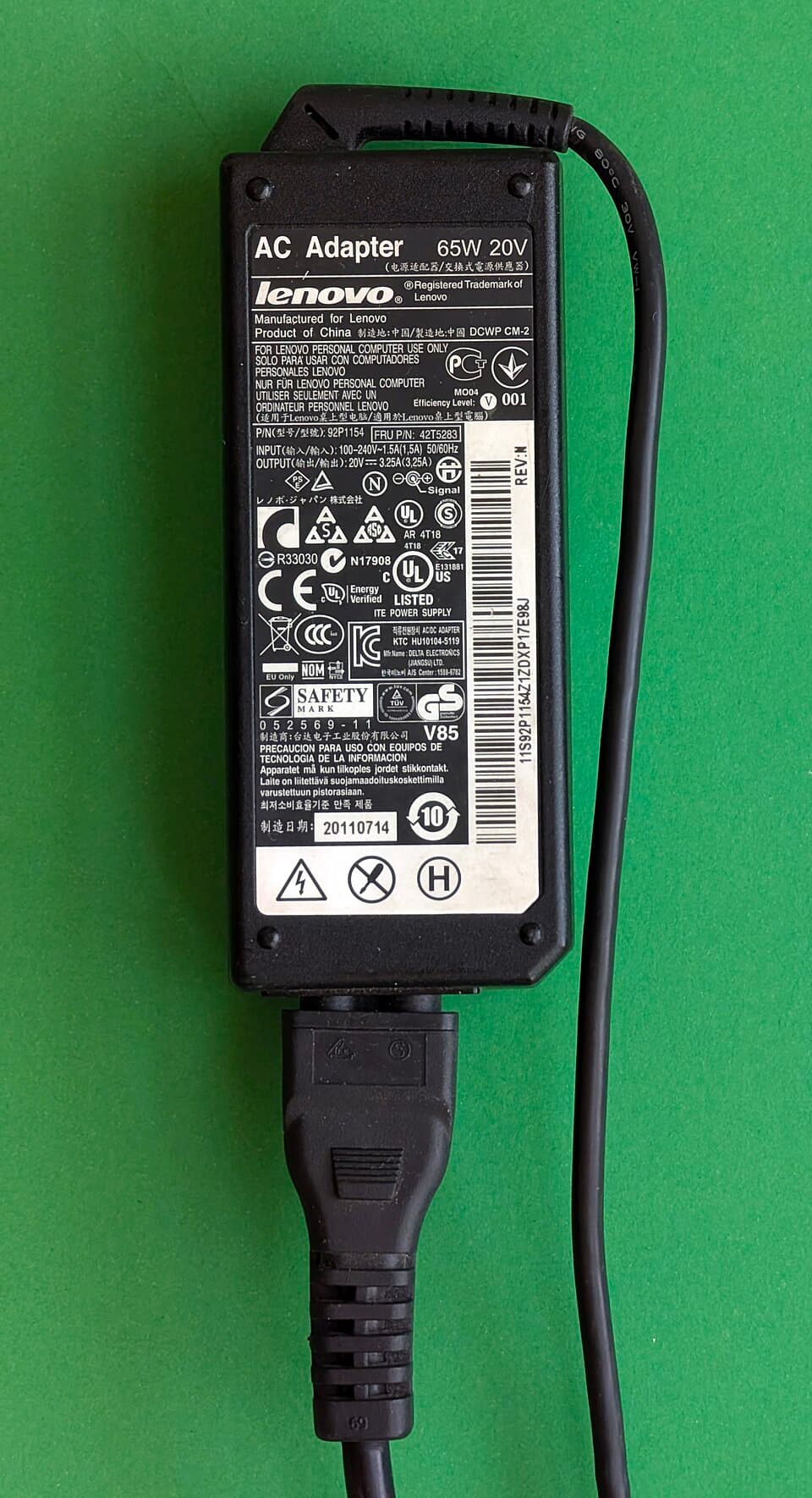USB-C 65W Laptop Charger