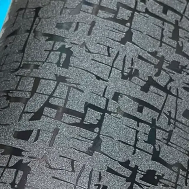 Laptop Skin — Black Crackle