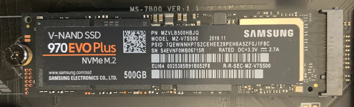 Kingston NV2 1TB NVMe SSD