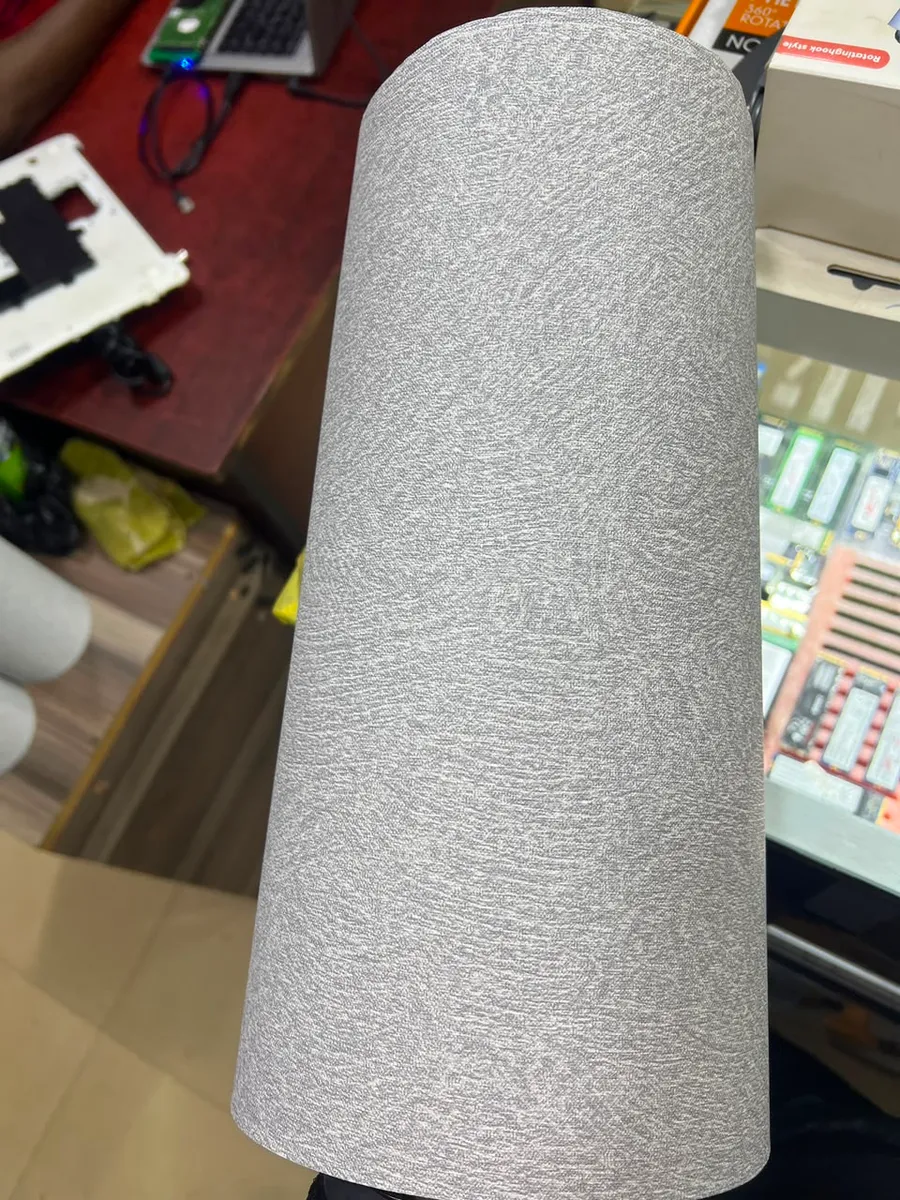 Laptop Skin — Silver Grey Texture — view 2